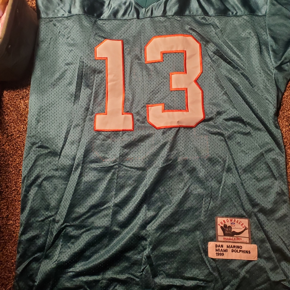 Dan Marino Miami Dolphins 1999 Teal Jersey